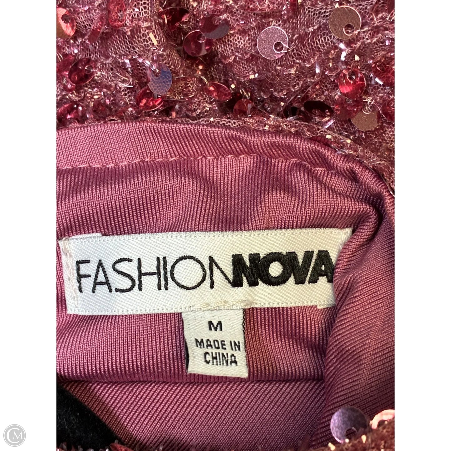 Dress Party Long By Fashion Nova In Pink, Size: M