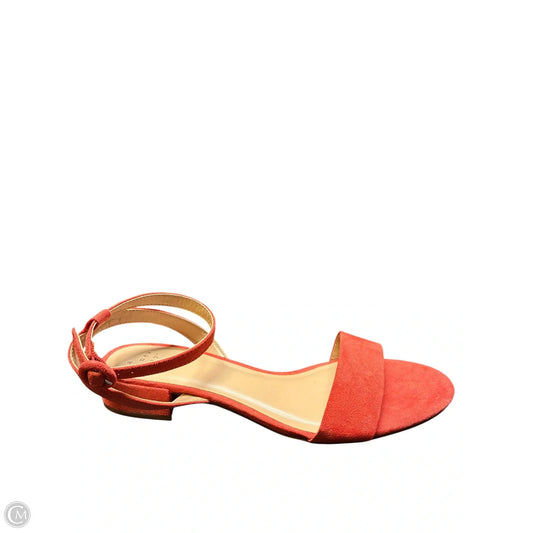 Sandals Flats By A New Day In Orange, Size: 8