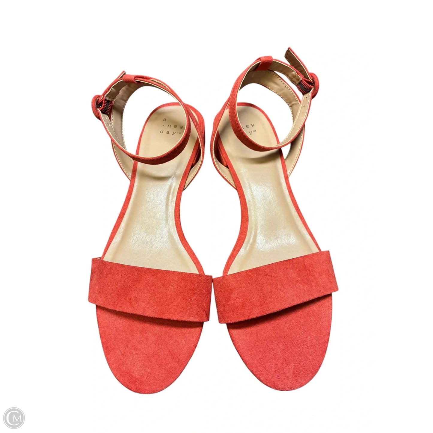 Sandals Flats By A New Day In Orange, Size: 8