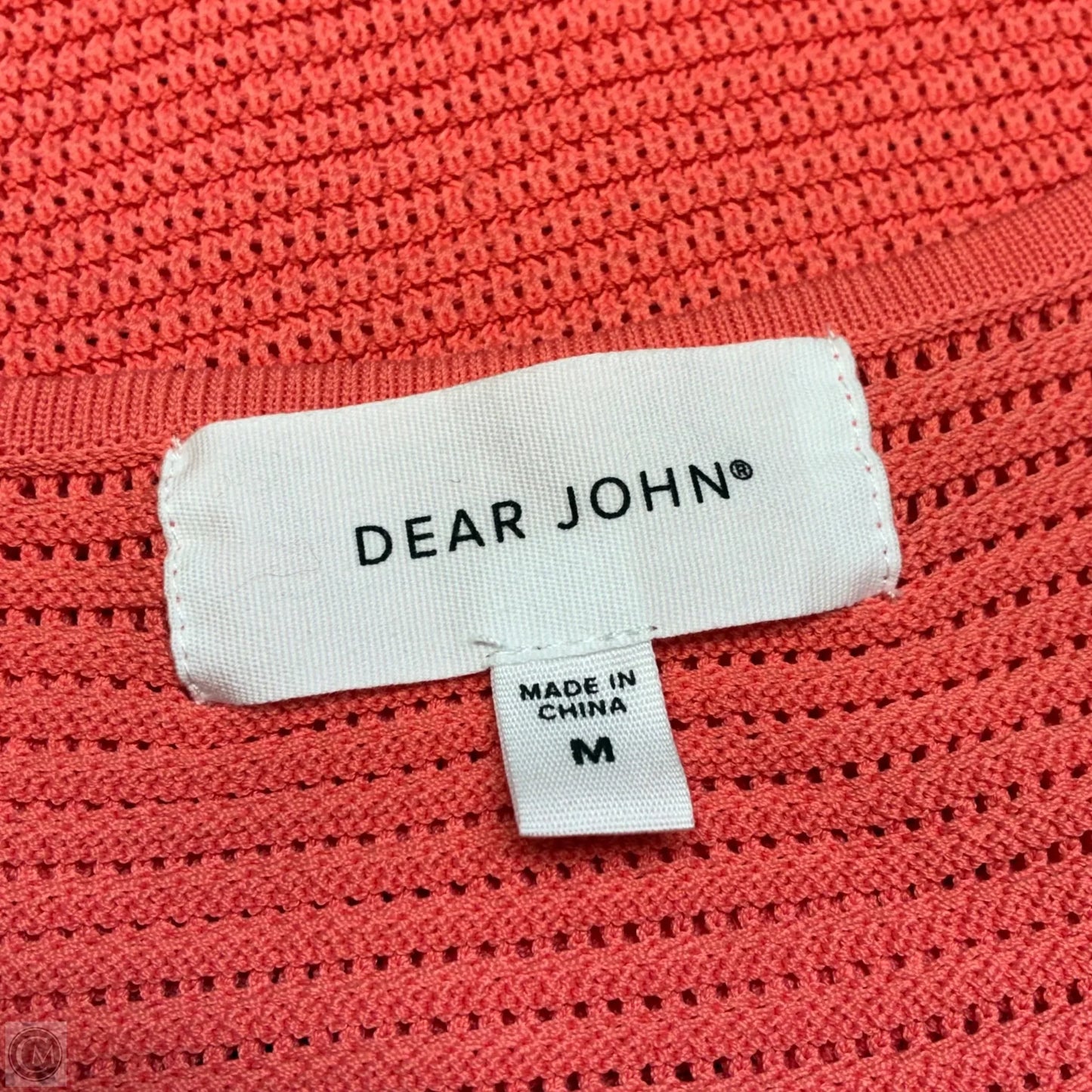 Top Sleeveless By Dear John In Orange, Size: M