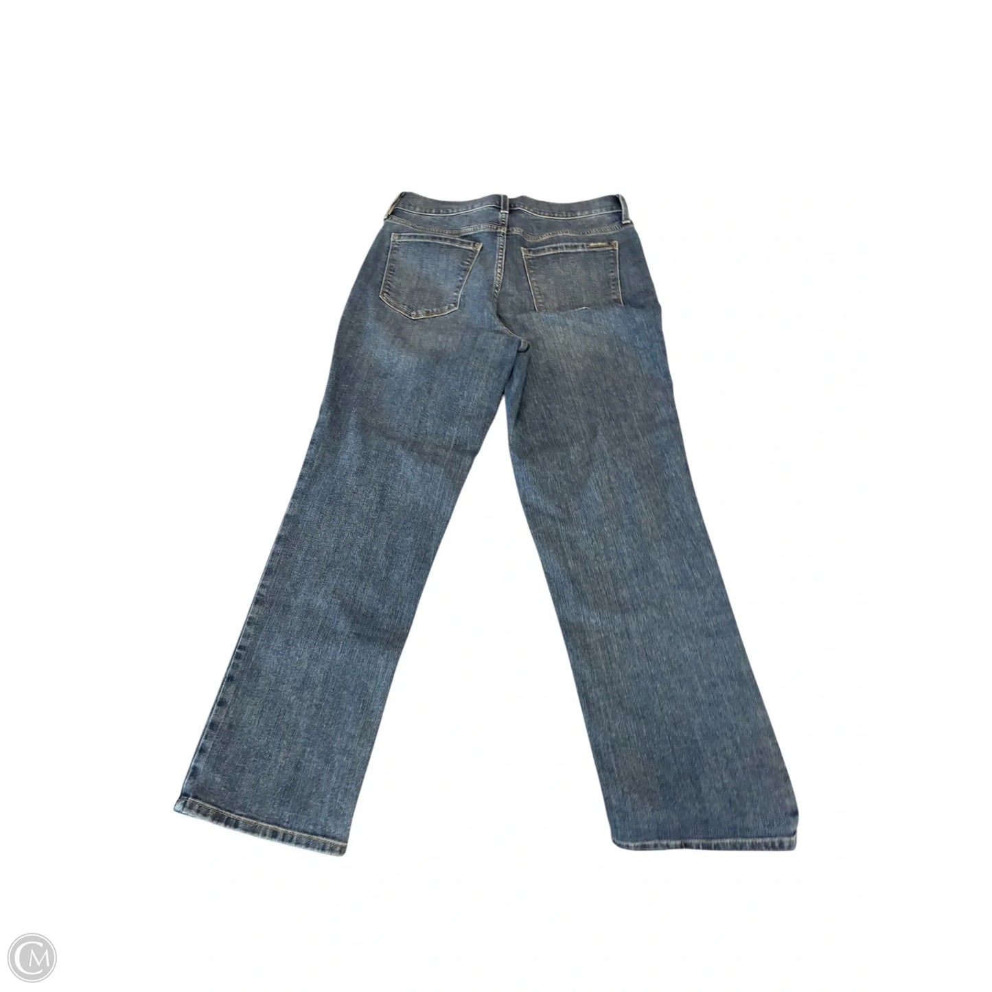 Jeans Straight By Eddie Bauer In Blue Denim, Size: 6