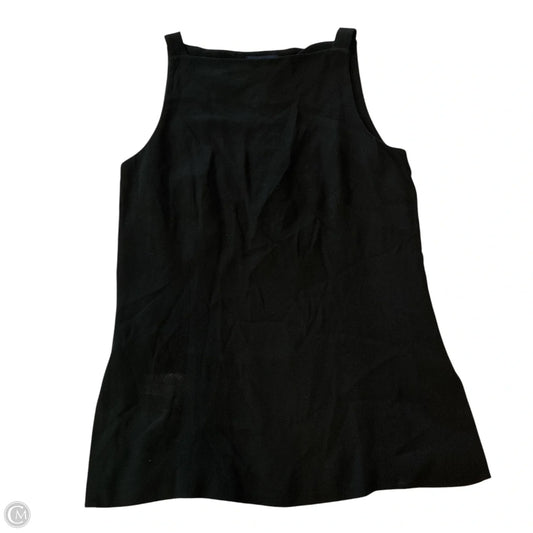 Blouse Sleeveless By Ann Taylor In Black, Size: S