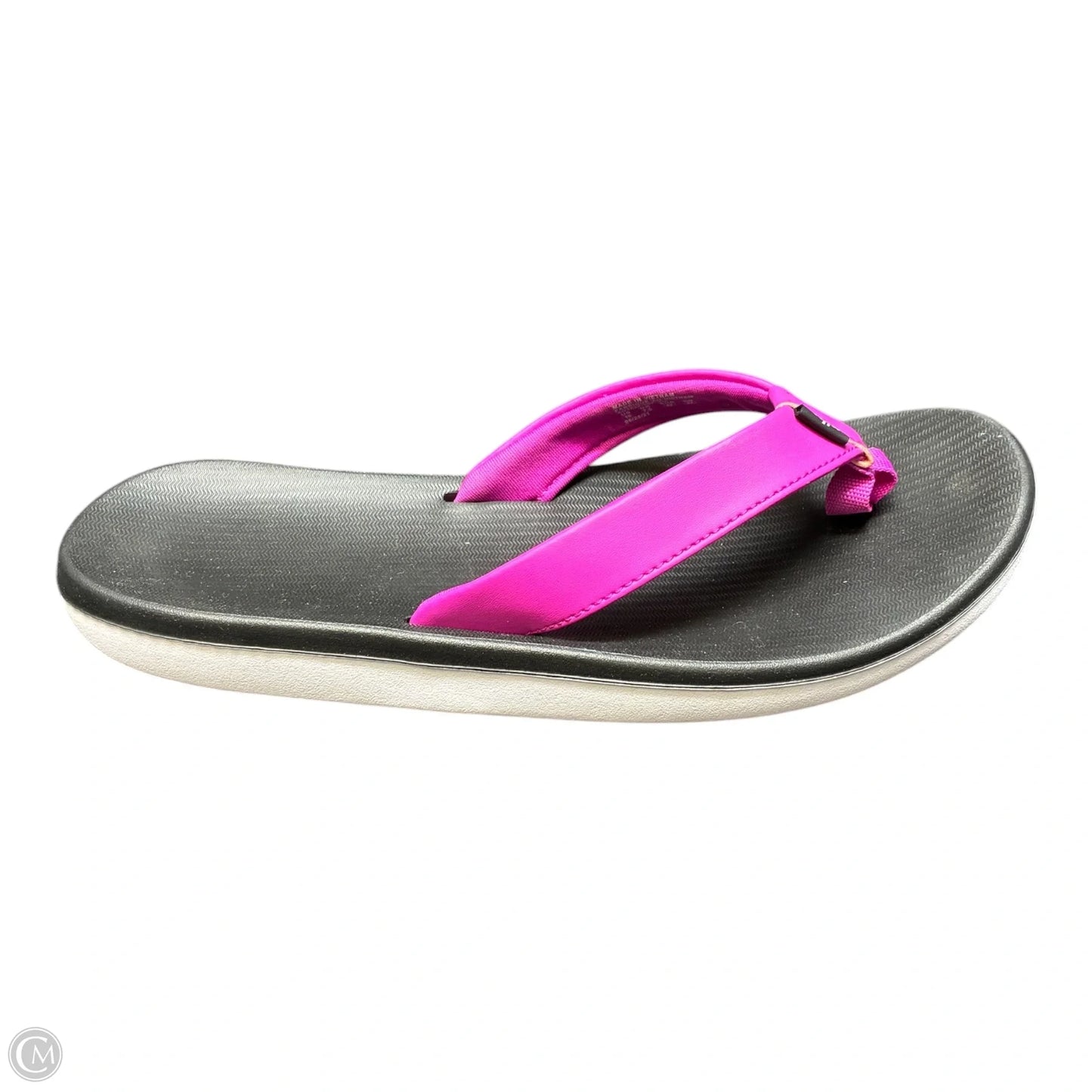 Sandals Flats By Nike In Black, Size: 10