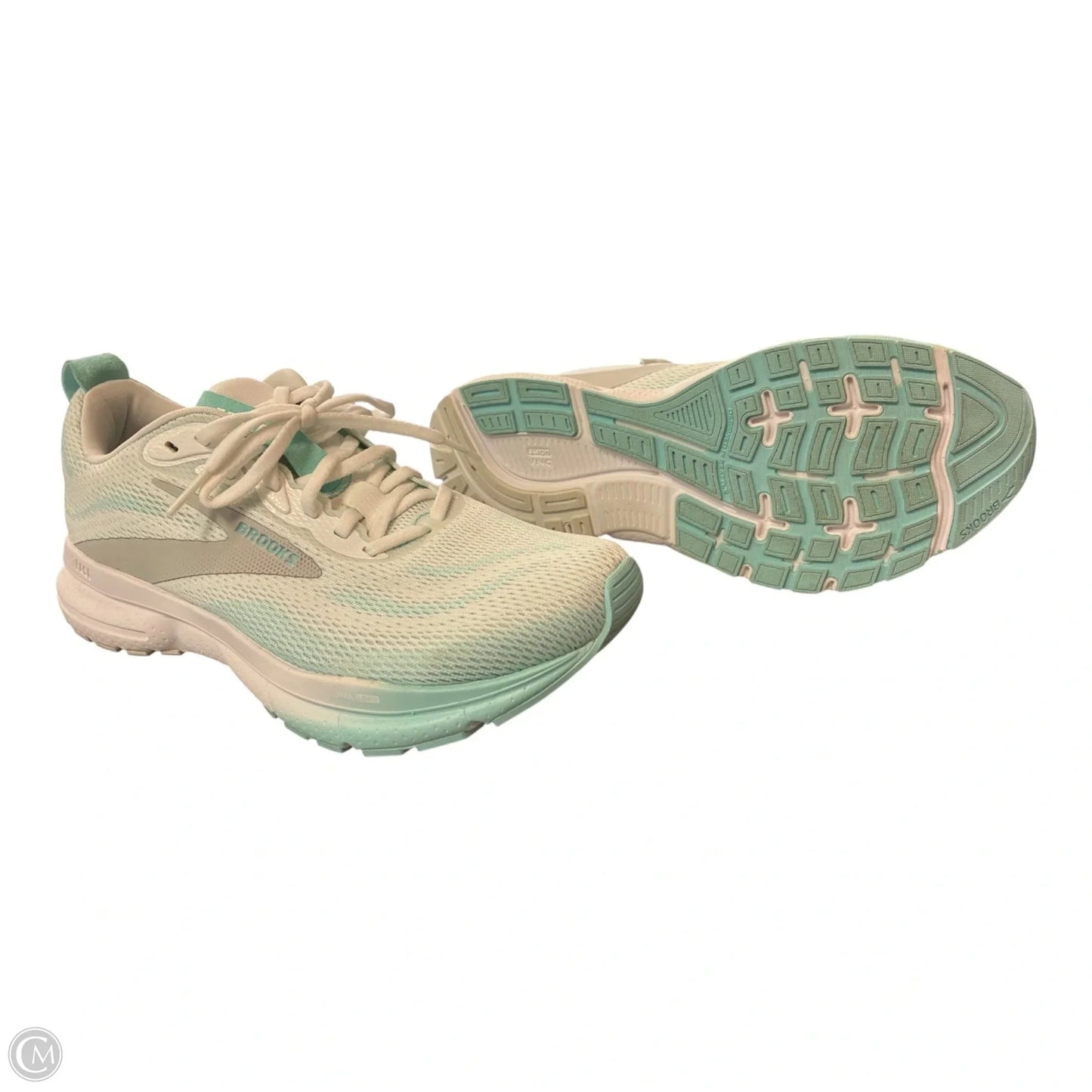 Shoes Athletic By Brooks In Aqua, Size: 8.5