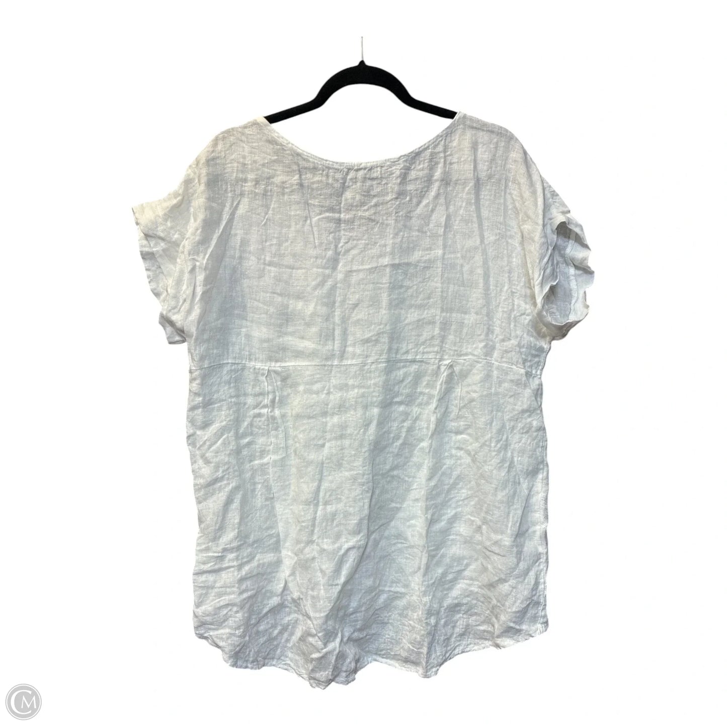 Top Short Sleeve By Terzo Millennio In White, Size: L