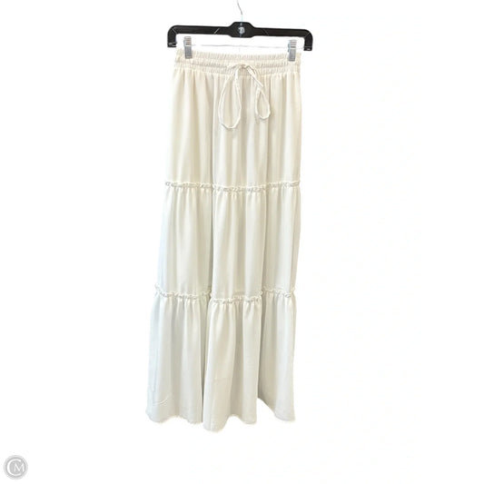 Skirt Maxi By Cmf In Ivory, Size: 6