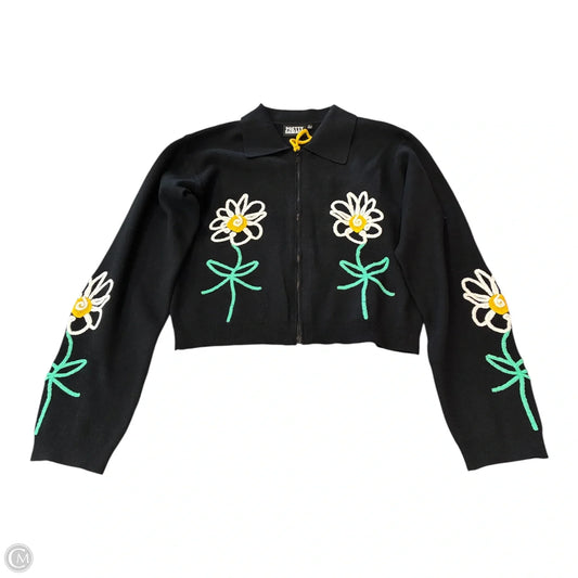 Sweater By Clothes Mentor In Black, Size: L
