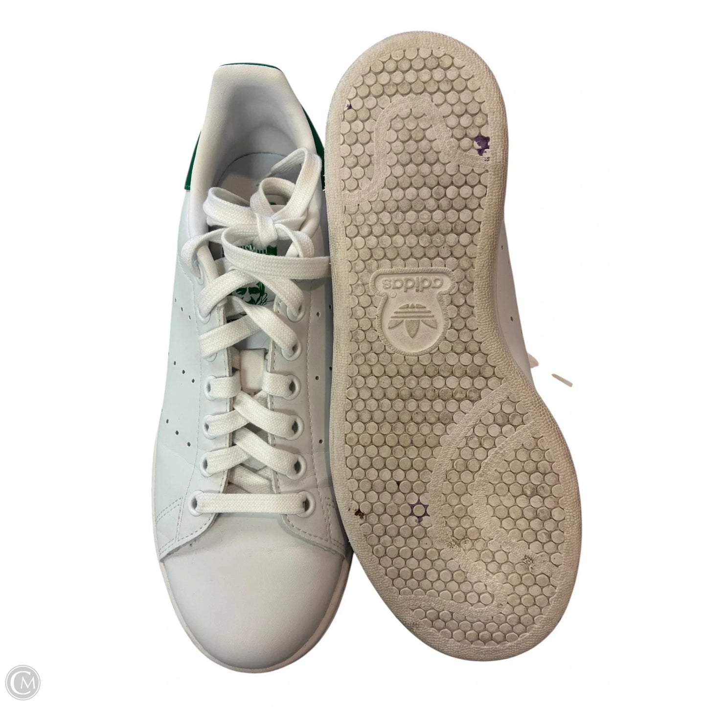 Shoes Sneakers By Adidas In Green & White, Size: 7