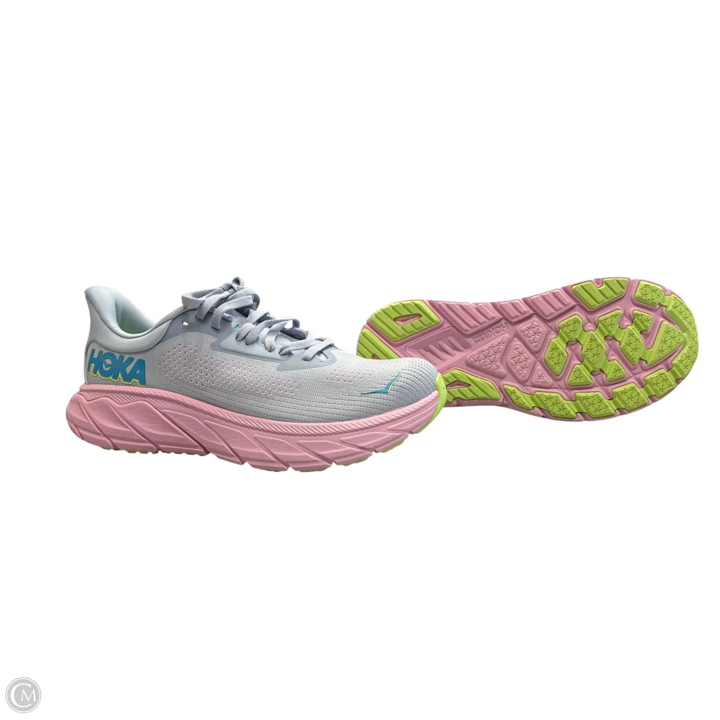 Shoes Athletic By Hoka In Blue & Pink, Size: 7.5