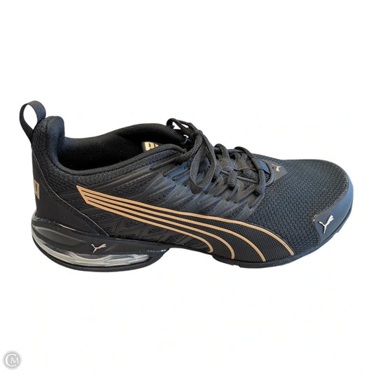 Shoes Athletic By Puma In Black & Gold, Size: 8