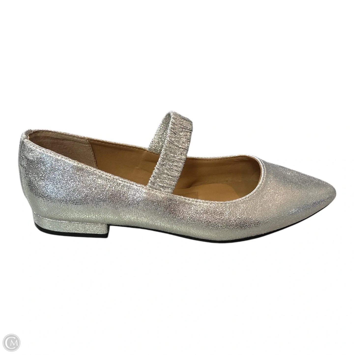 Shoes Flats By Kelly And Katie In Silver, Size: 8