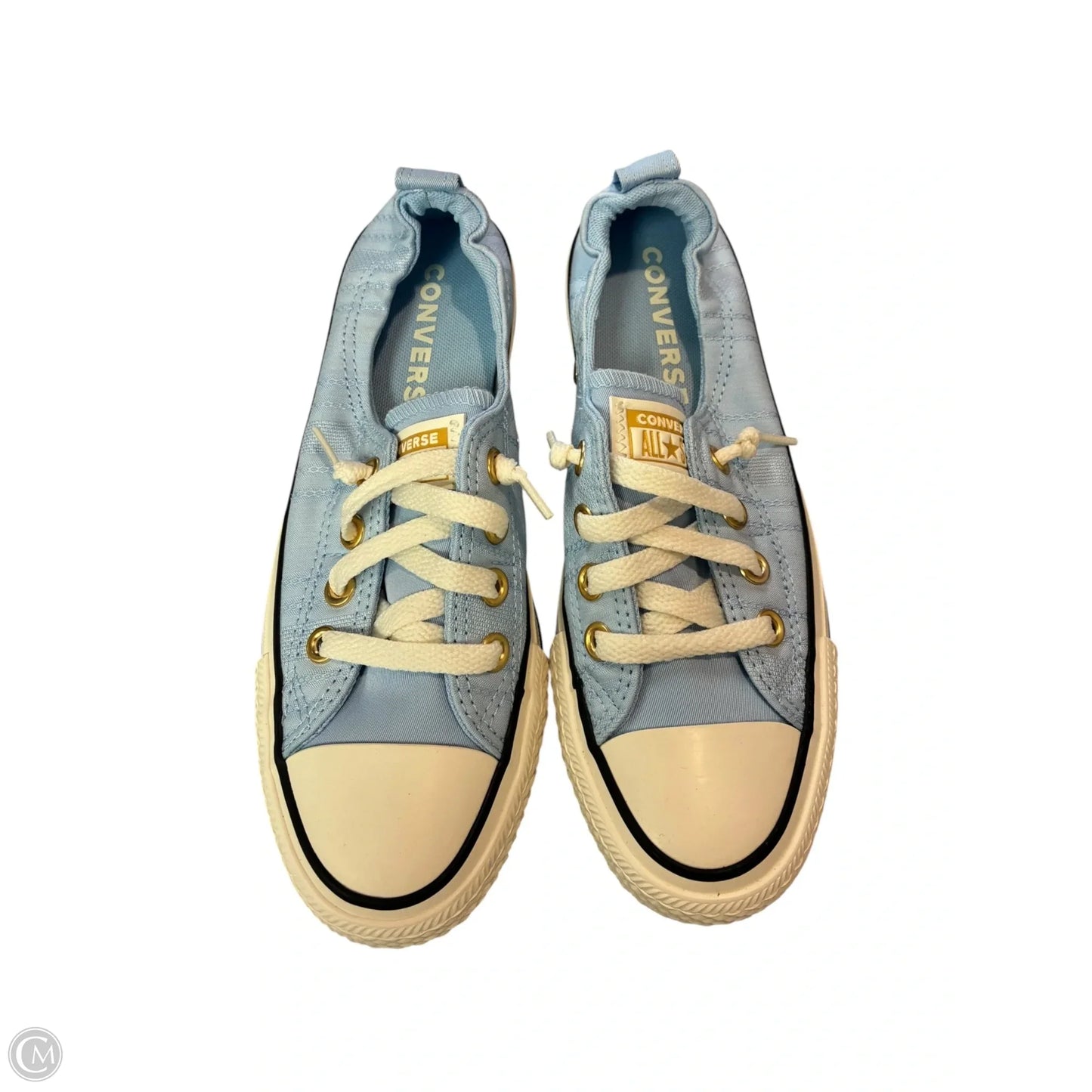Shoes Sneakers By Converse In Blue & White, Size: 6.5