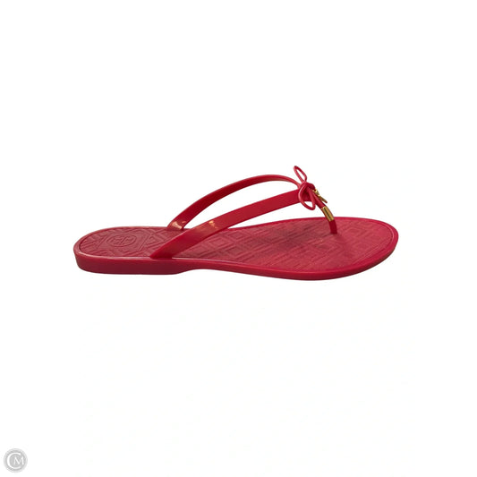 Sandals Designer By Tory Burch In Pink, Size: 9