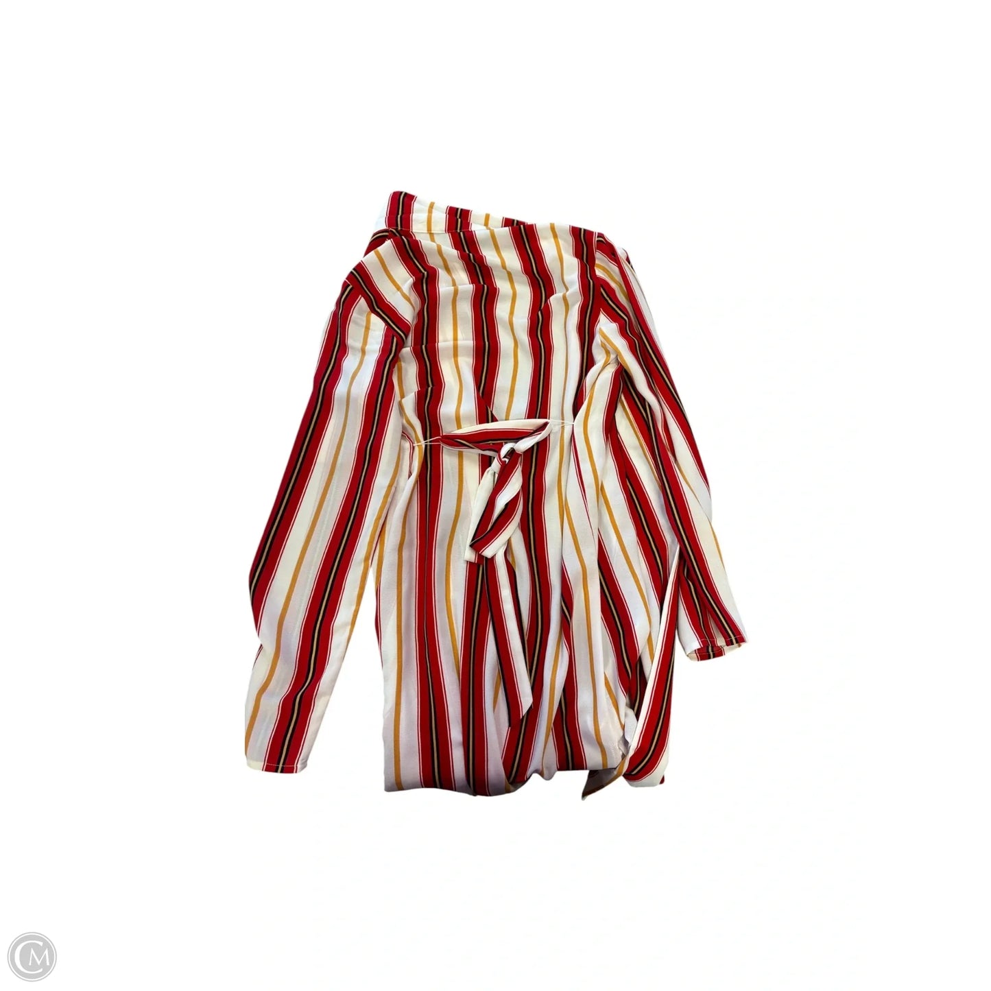 Dress Casual Midi By Forever 21 In Red & White, Size: S