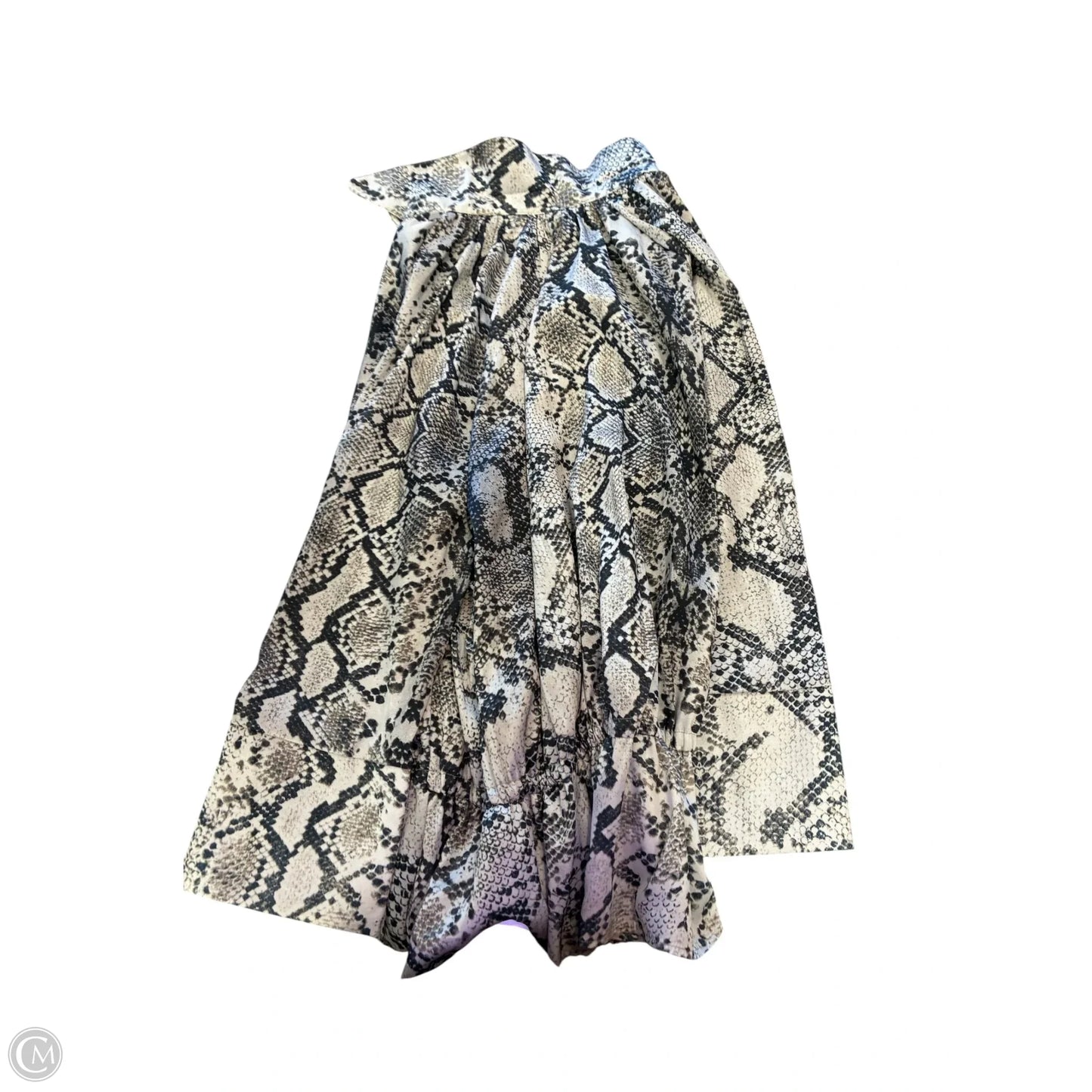 Blouse Long Sleeve By Cmf In Grey, Size: S