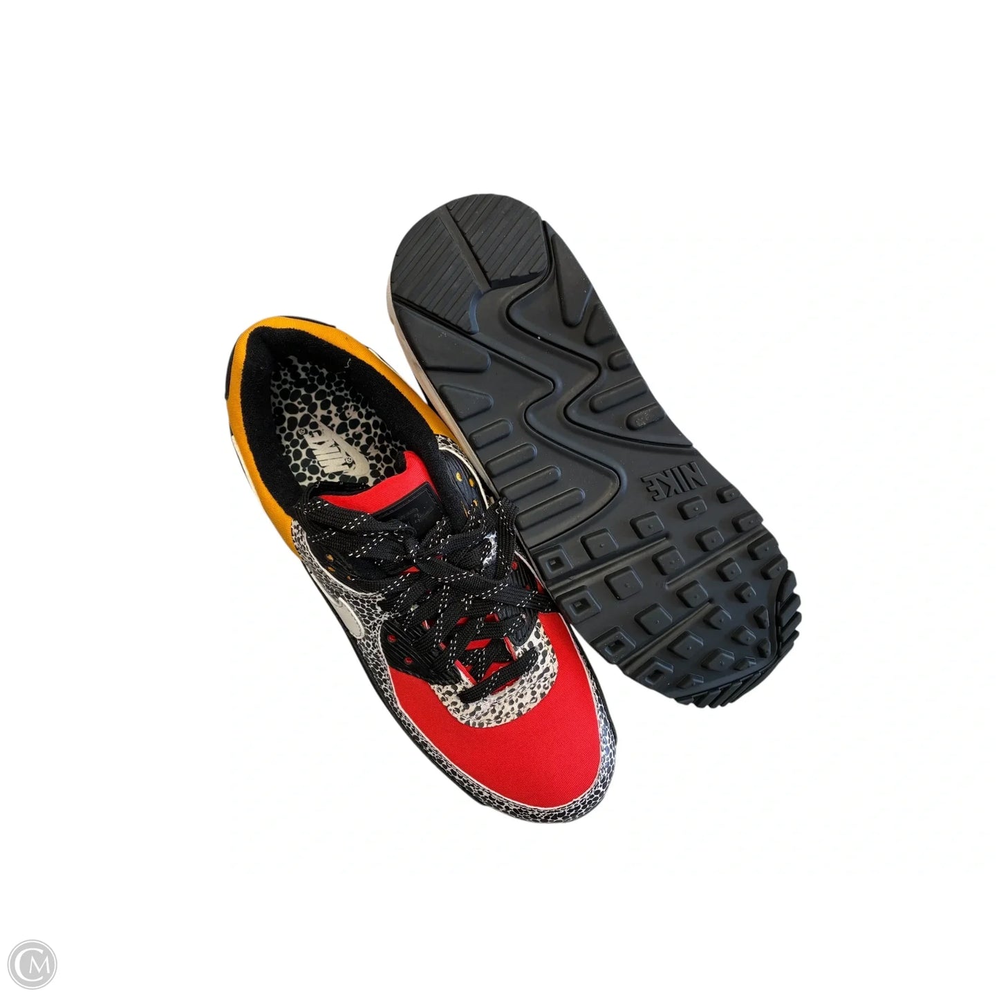 Shoes Sneakers By Nike In Black & Red, Size: 9