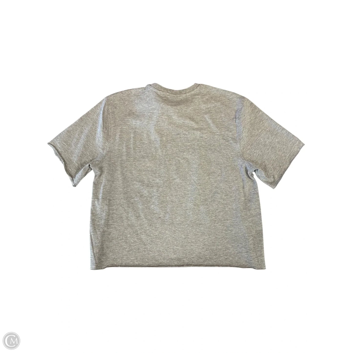 Top Short Sleeve Basic By Champion In Grey, Size: M