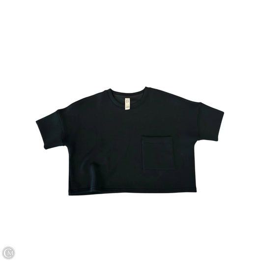 Top Short Sleeve By Spanx In Black, Size: S