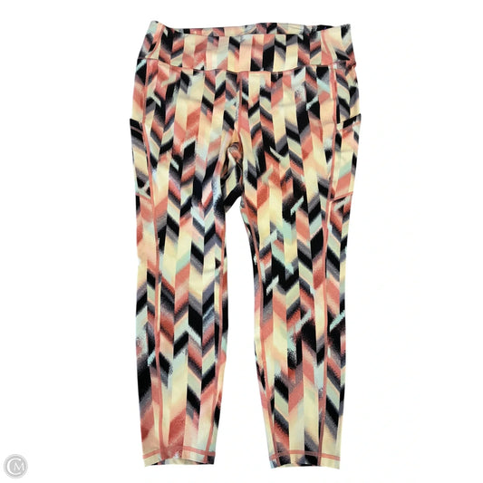 Athletic Leggings By Torrid In Multi-colored, Size: 3x