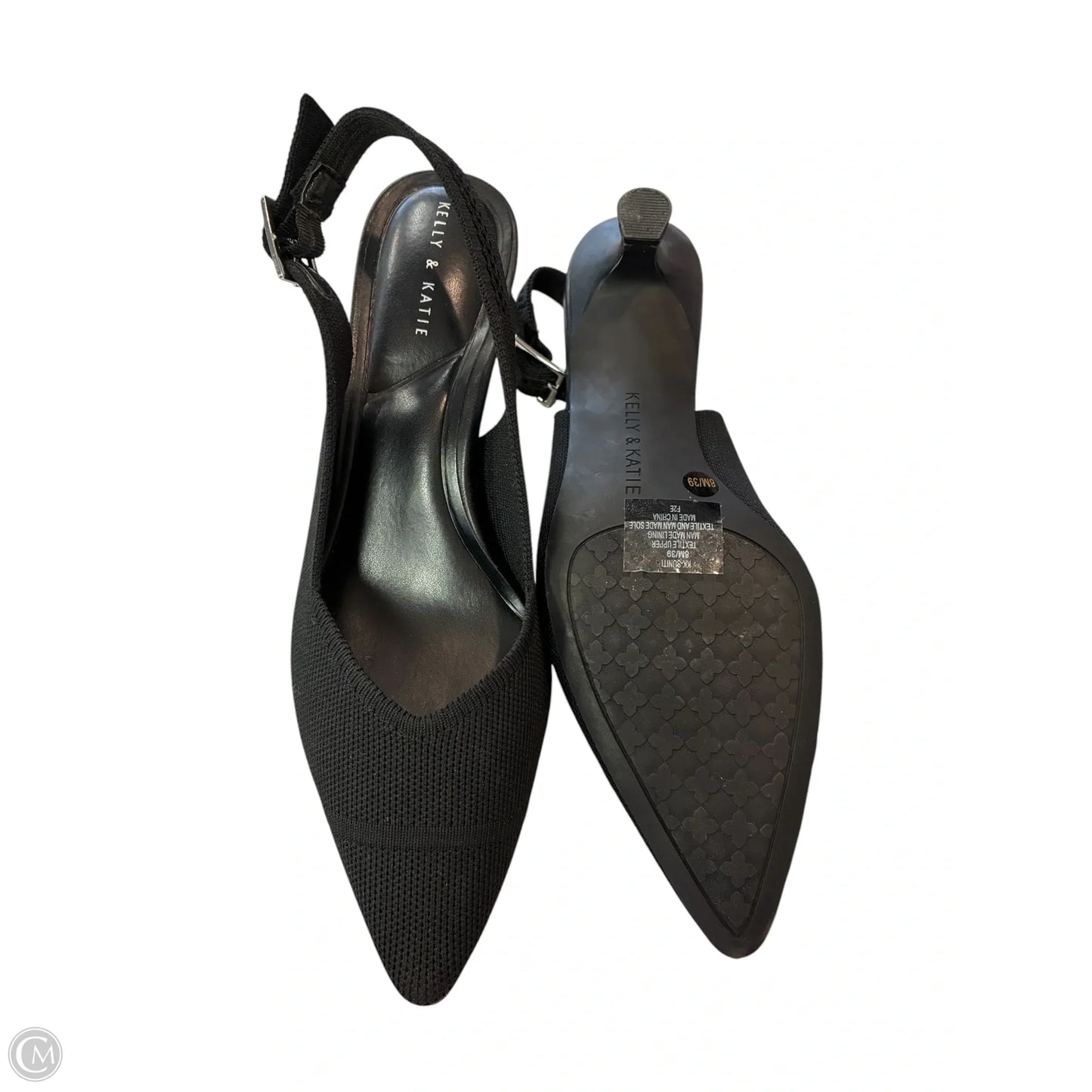 Shoes Heels Kitten By Kelly And Katie In Black, Size: 8
