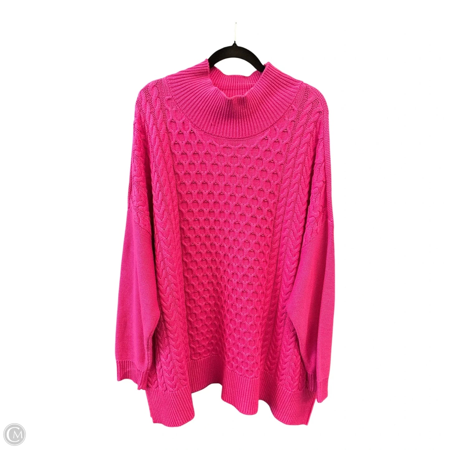 Sweater By Crown And Ivy In Pink, Size: 3x