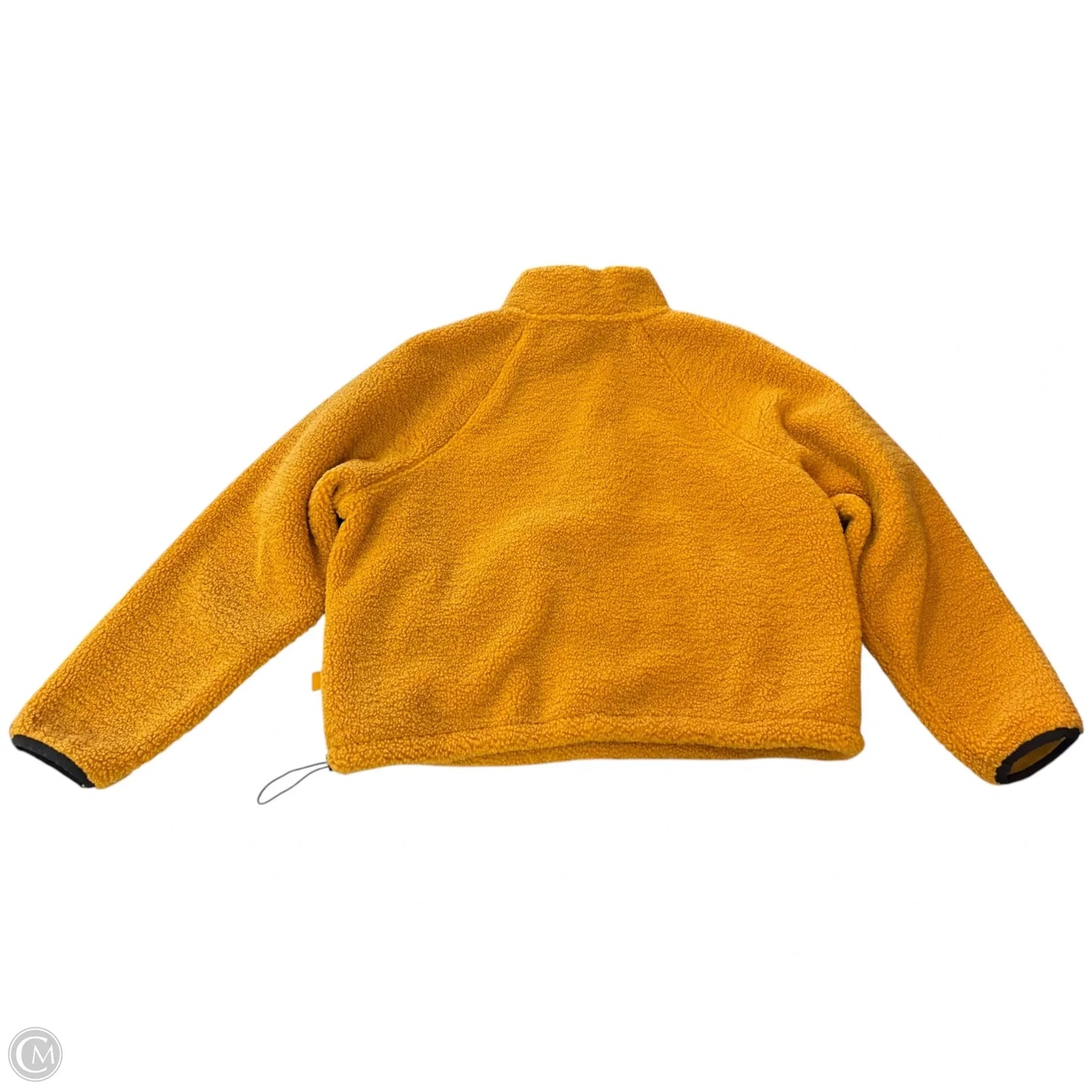 Jacket Faux Fur & Sherpa By Joy Lab In Yellow, Size: Xl