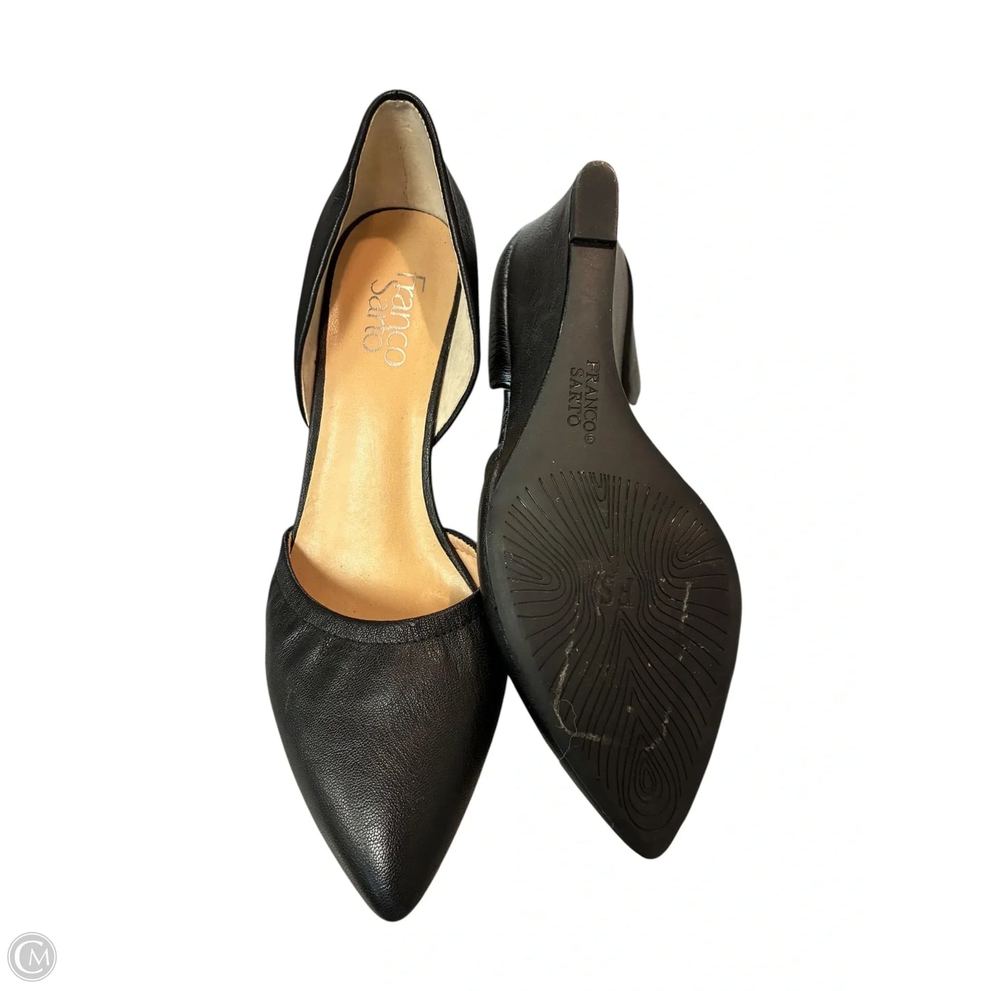 Shoes Heels Wedge By Franco Sarto In Black, Size: 9