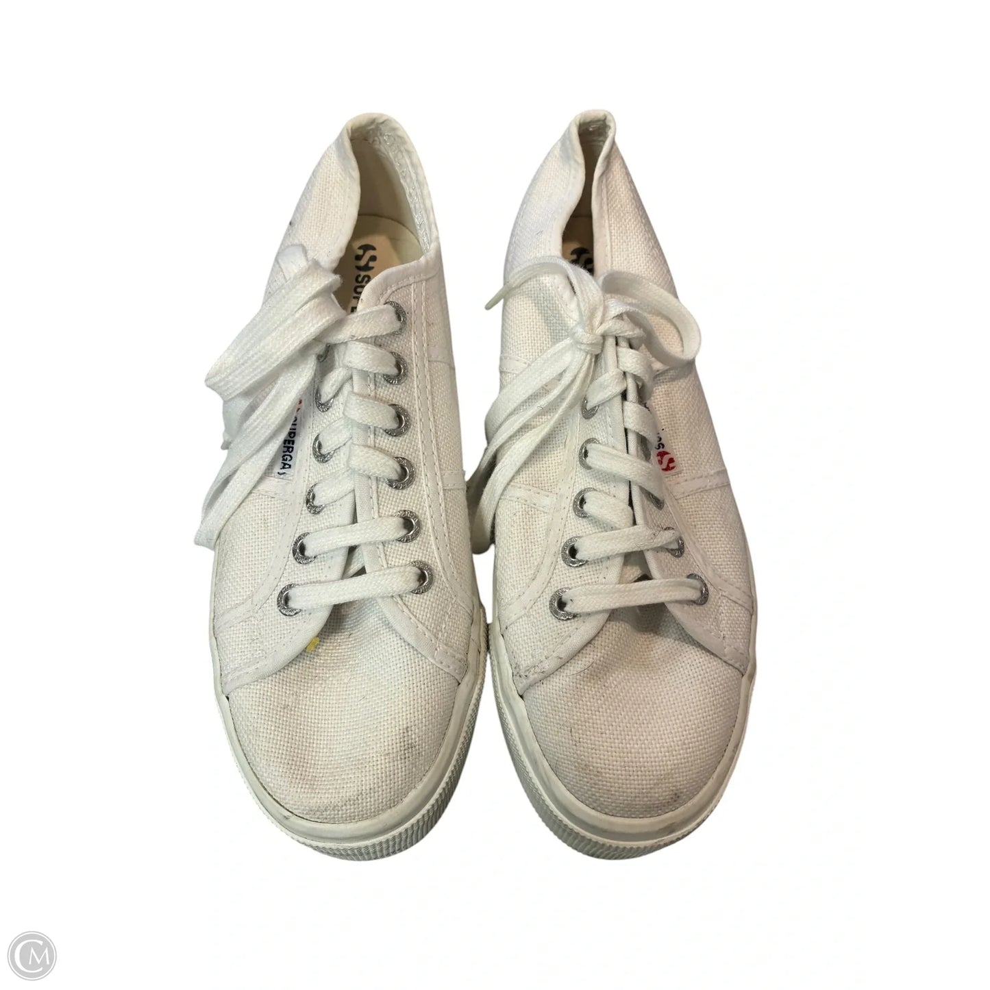Shoes Sneakers By Superga In White, Size: 8