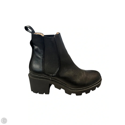 Boots Ankle Heels By Steve Madden In Black, Size: 8
