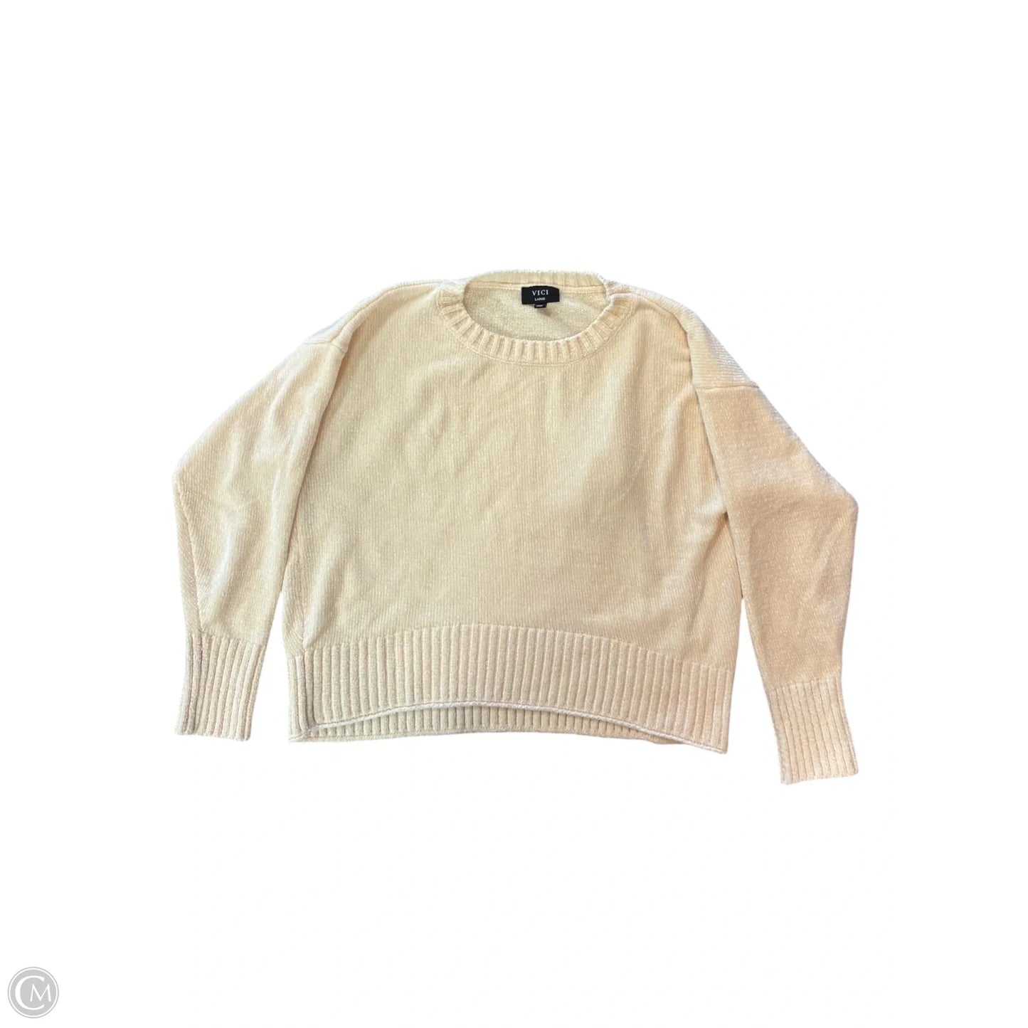 Sweater By Vici In Cream, Size: Large