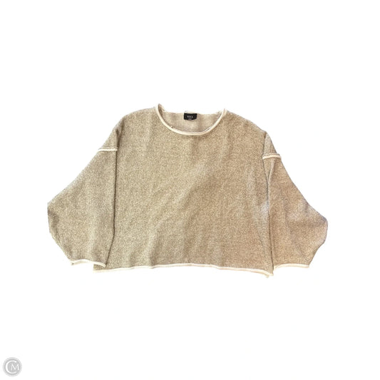 Sweater By Vici In Tan & White, Size: Large