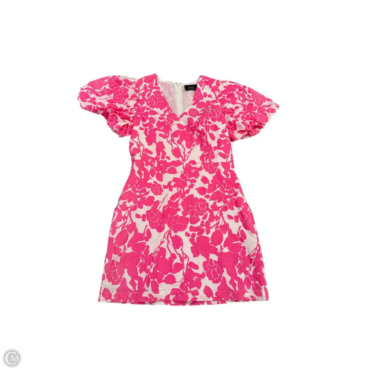 Dress Casual Short By Vici In Pink & White, Size: Xs