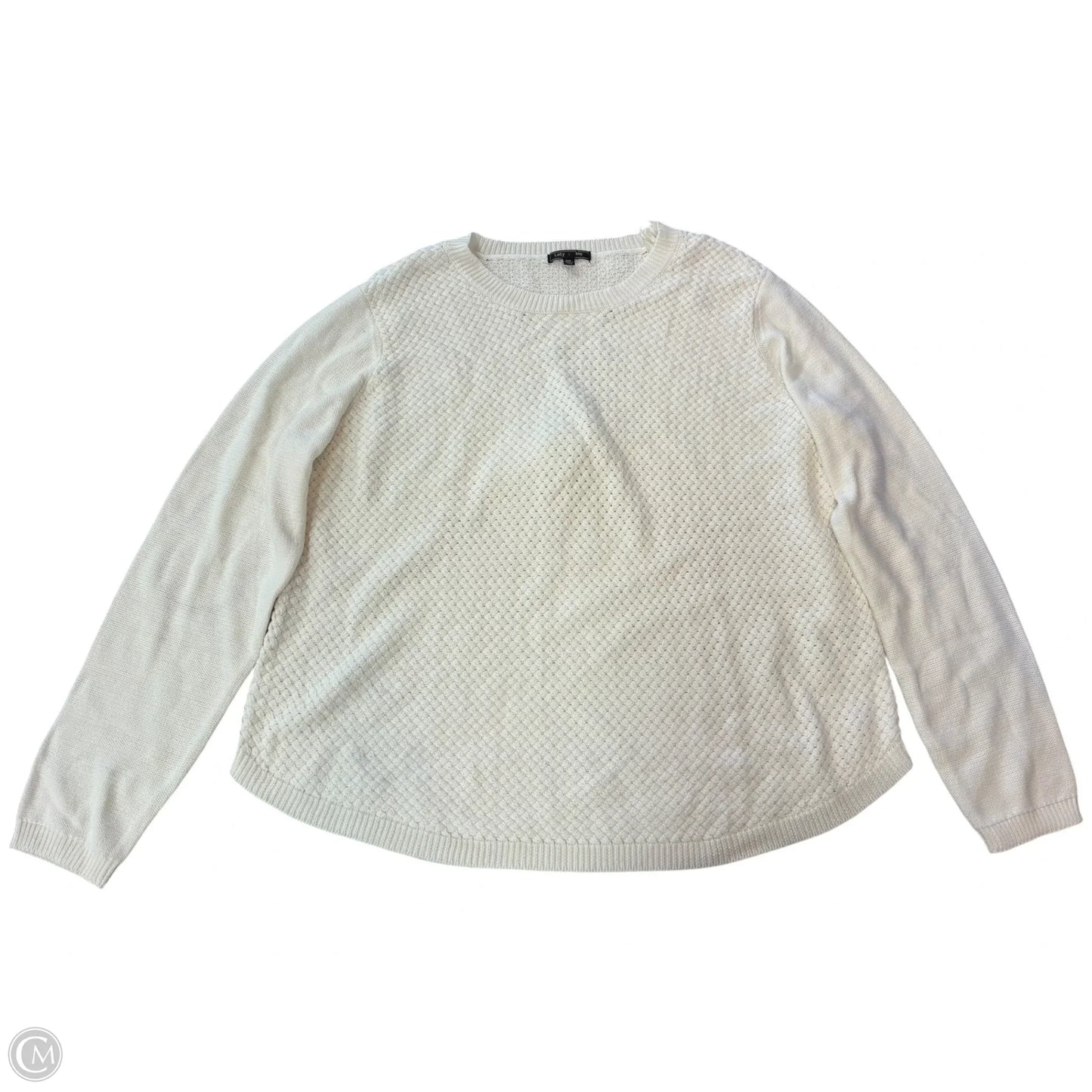 Sweater By Cmf In Ivory, Size: Xxl
