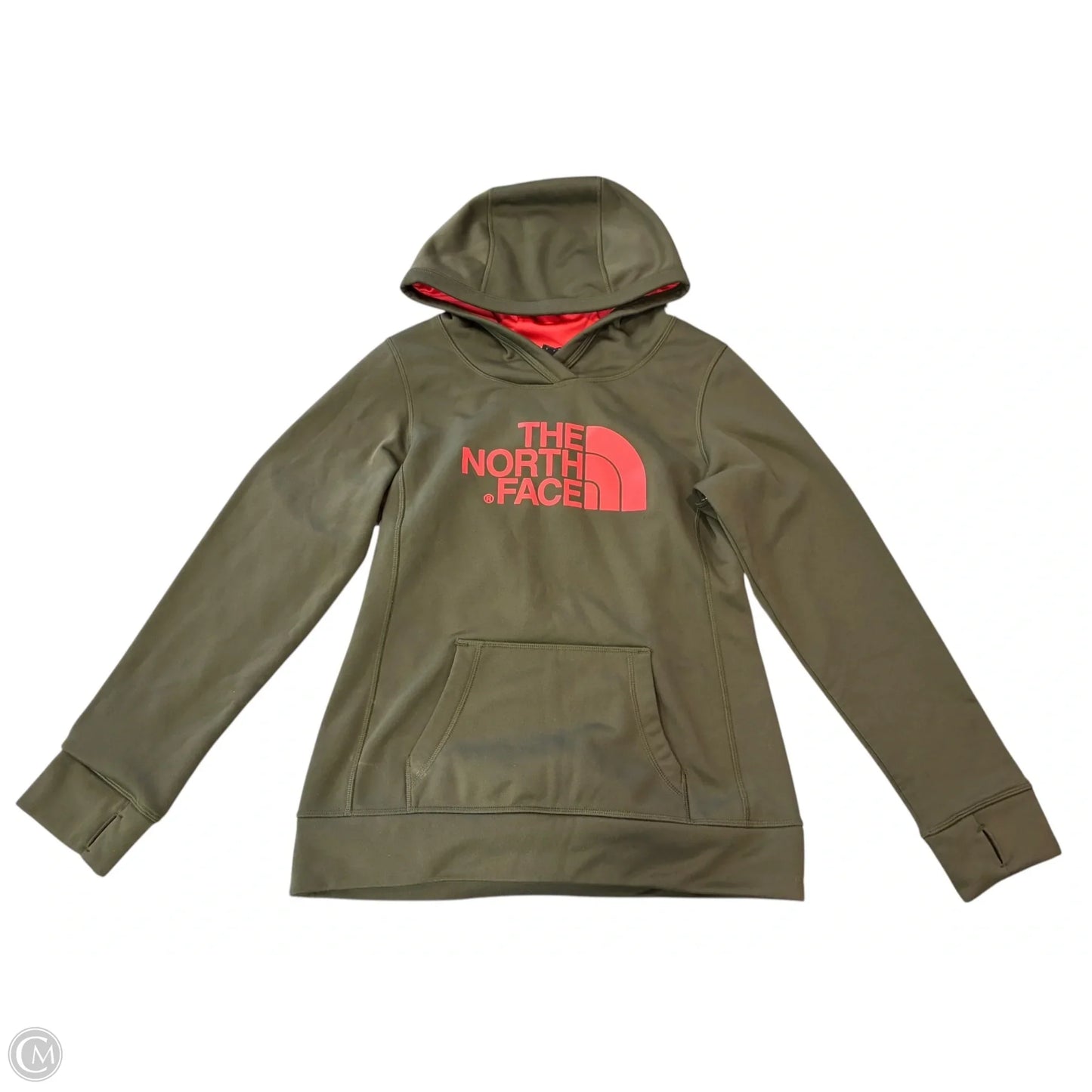 Sweatshirt Hoodie By The North Face In Green, Size: S