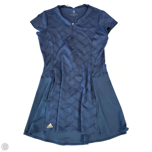 Athletic Dress By Adidas In Blue, Size: M