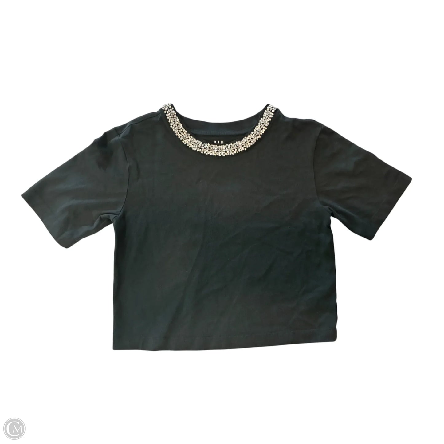 Top Short Sleeve By Gap In Black, Size: Xxs