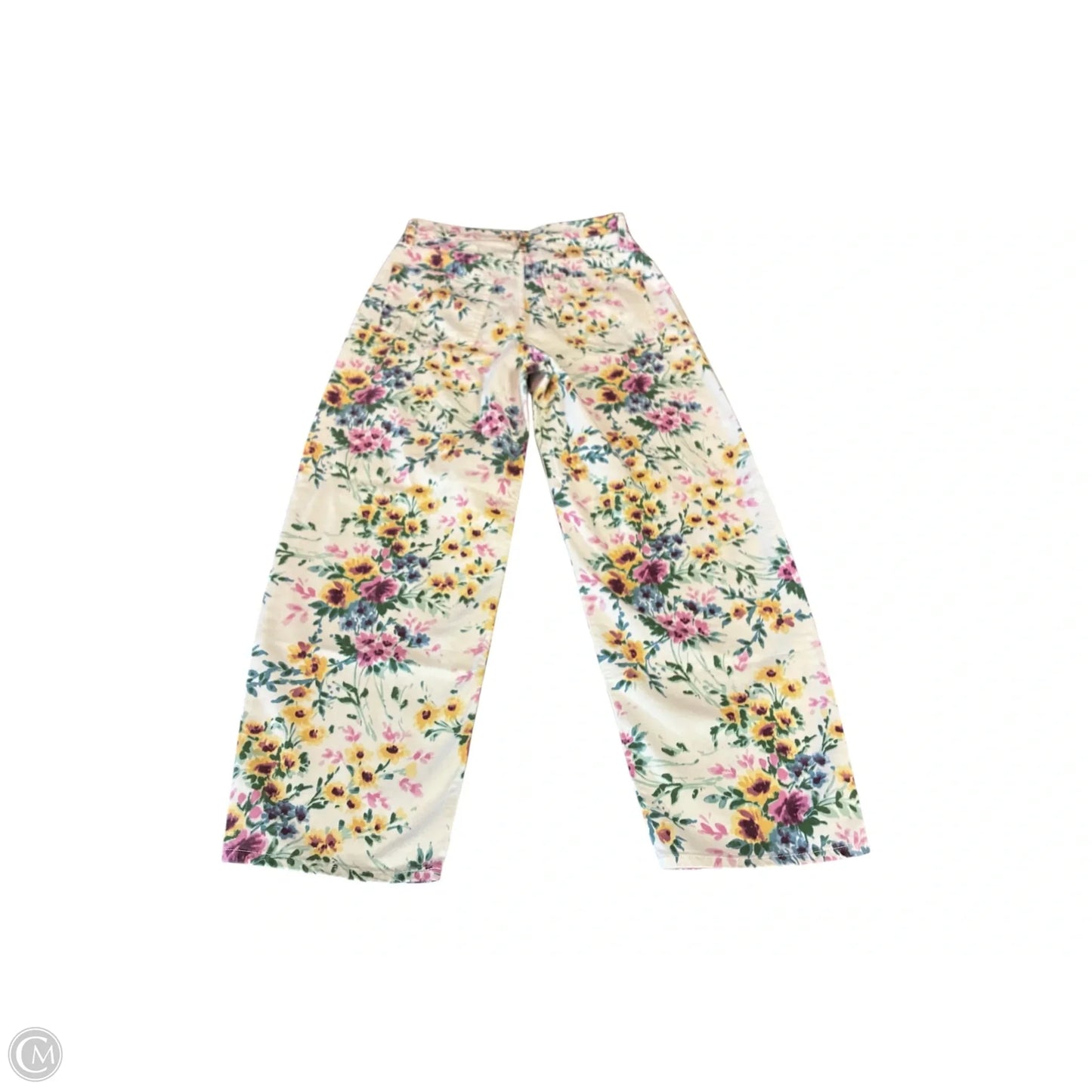 Jeans Straight By Gap In Floral Print, Size: 0p