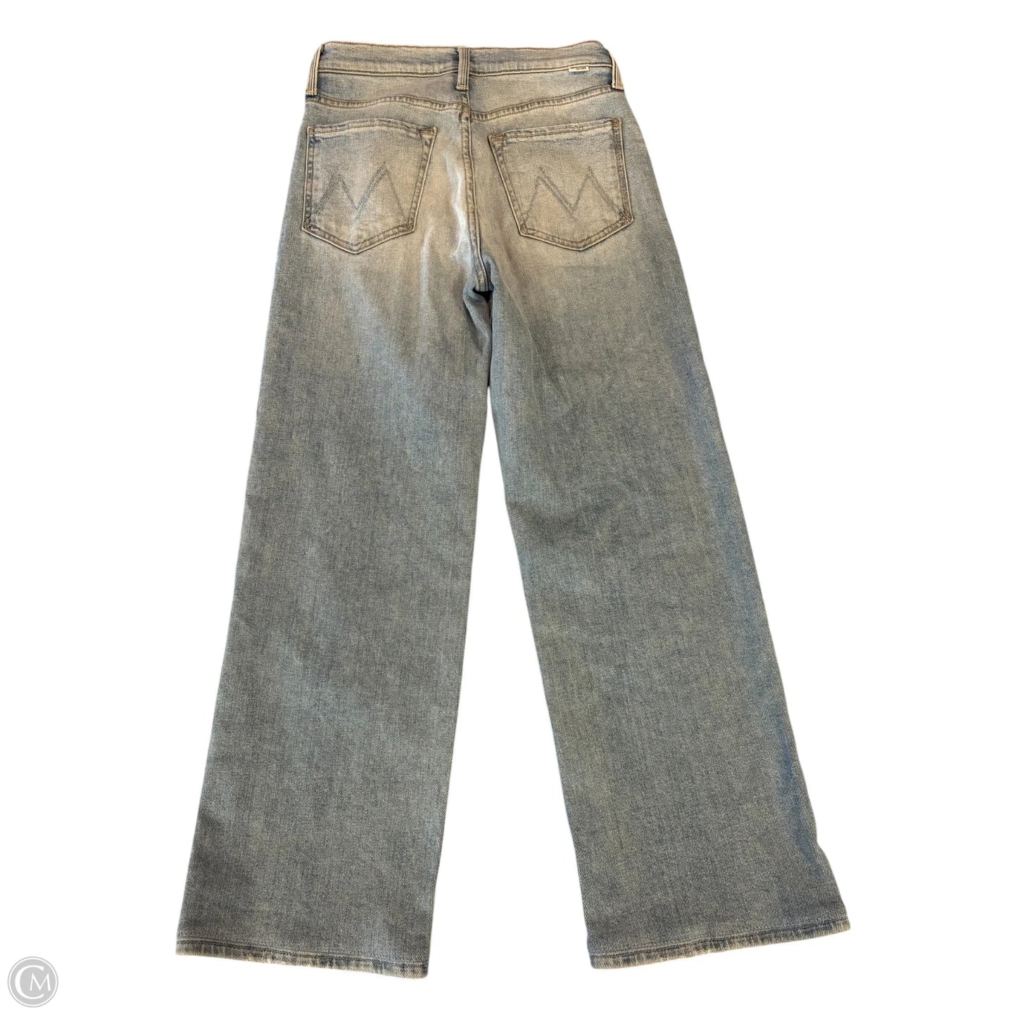 Jeans Straight By Mother In Blue Denim, Size: 4
