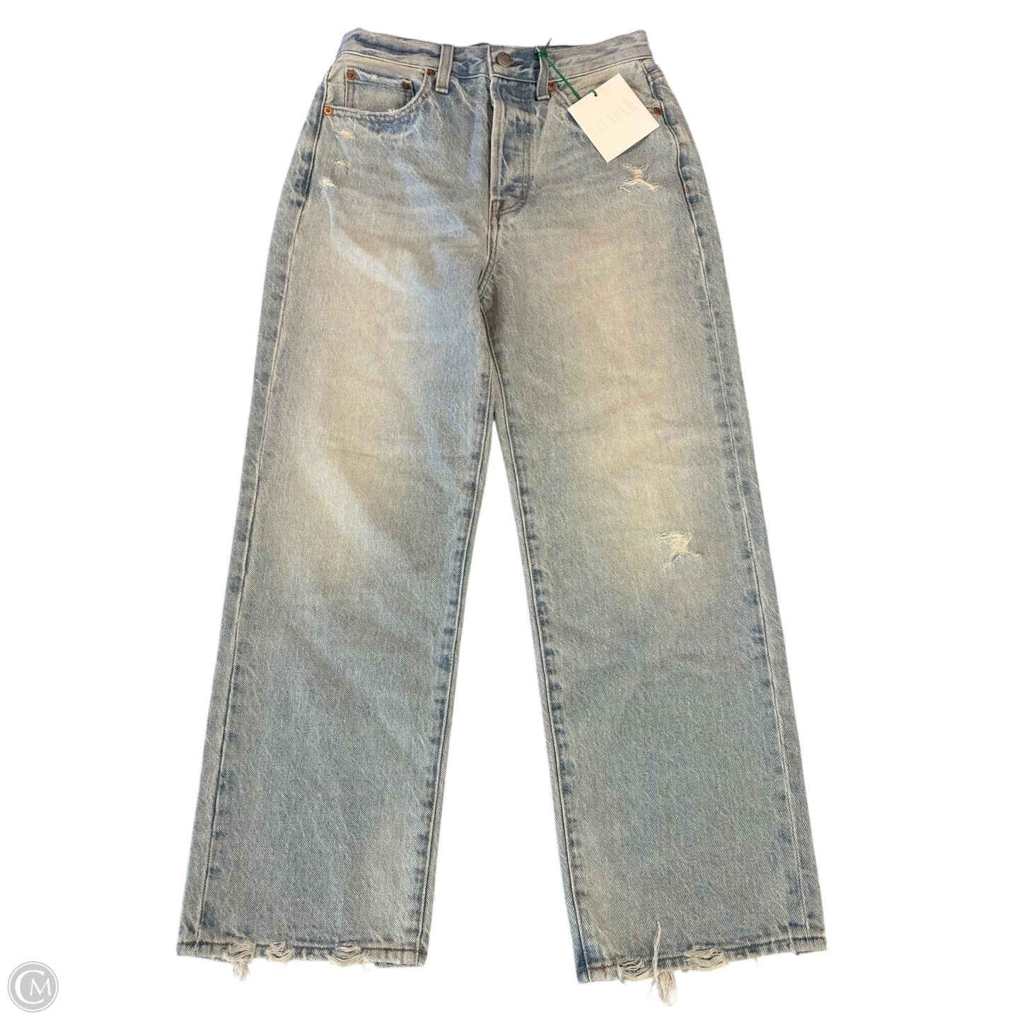 Jeans Straight By Pistola In Blue Denim, Size: 4