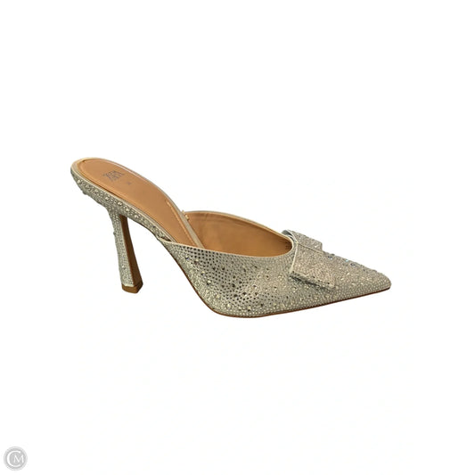 Shoes Heels Stiletto By Zara In Silver, Size: 7.5