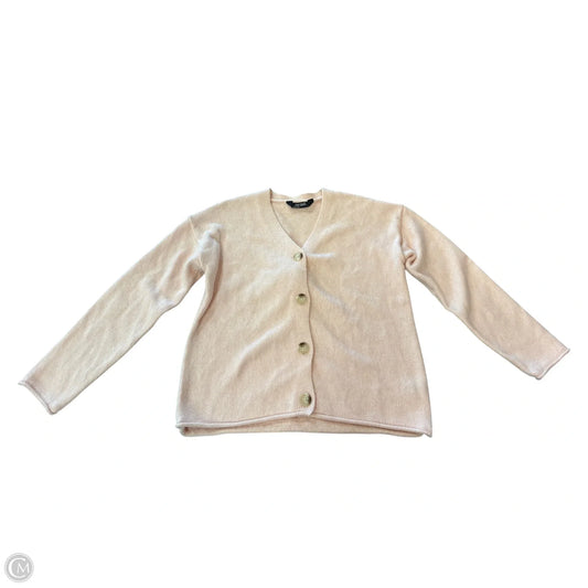Sweater Cardigan By Members Mark In Pink, Size: S