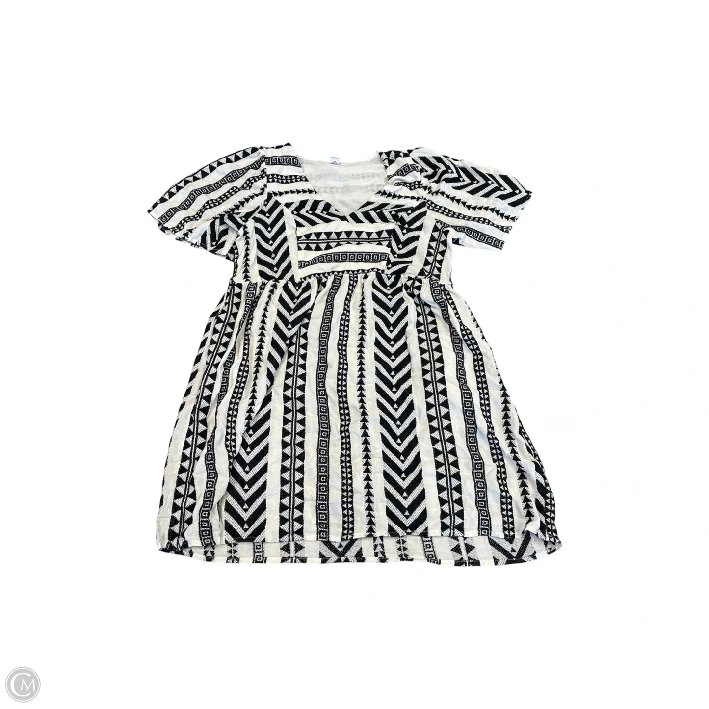 Dress Casual Short By Old Navy In Black & White, Size: M