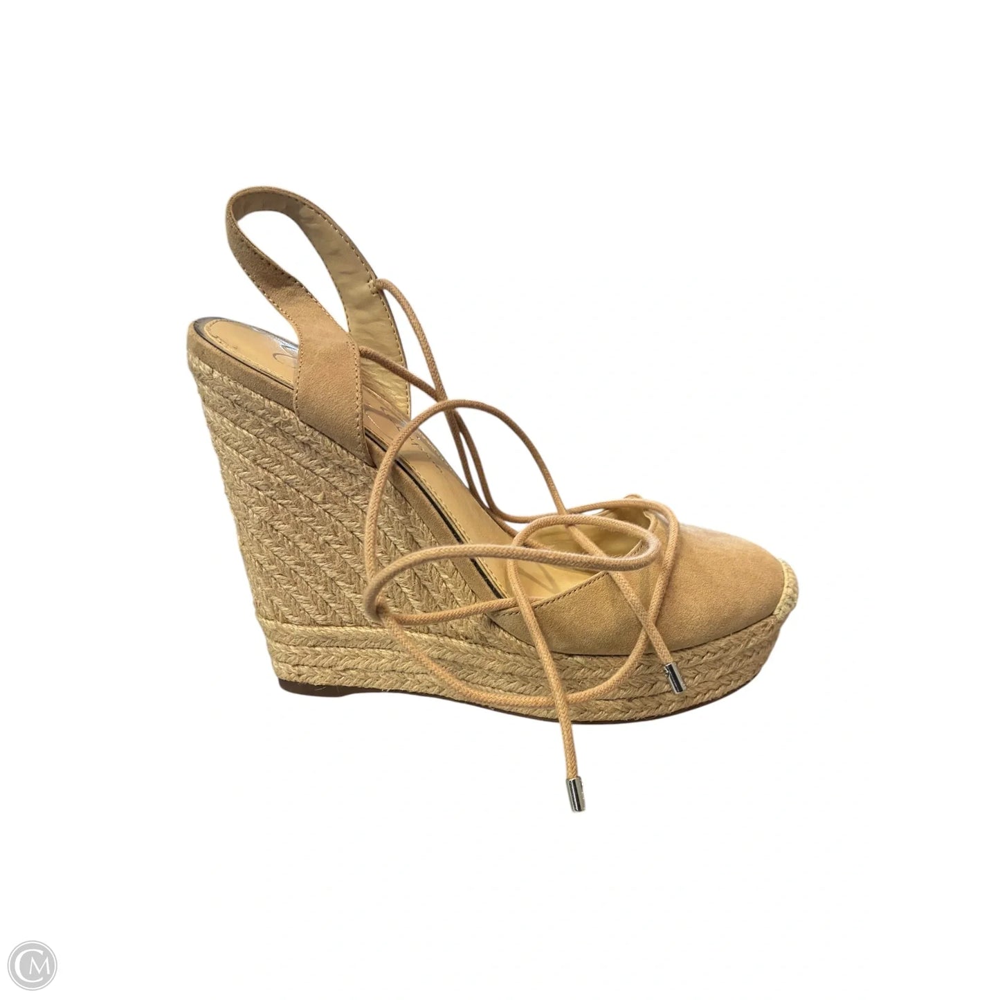 Shoes Heels Wedge By Jessica Simpson In Tan, Size: 8