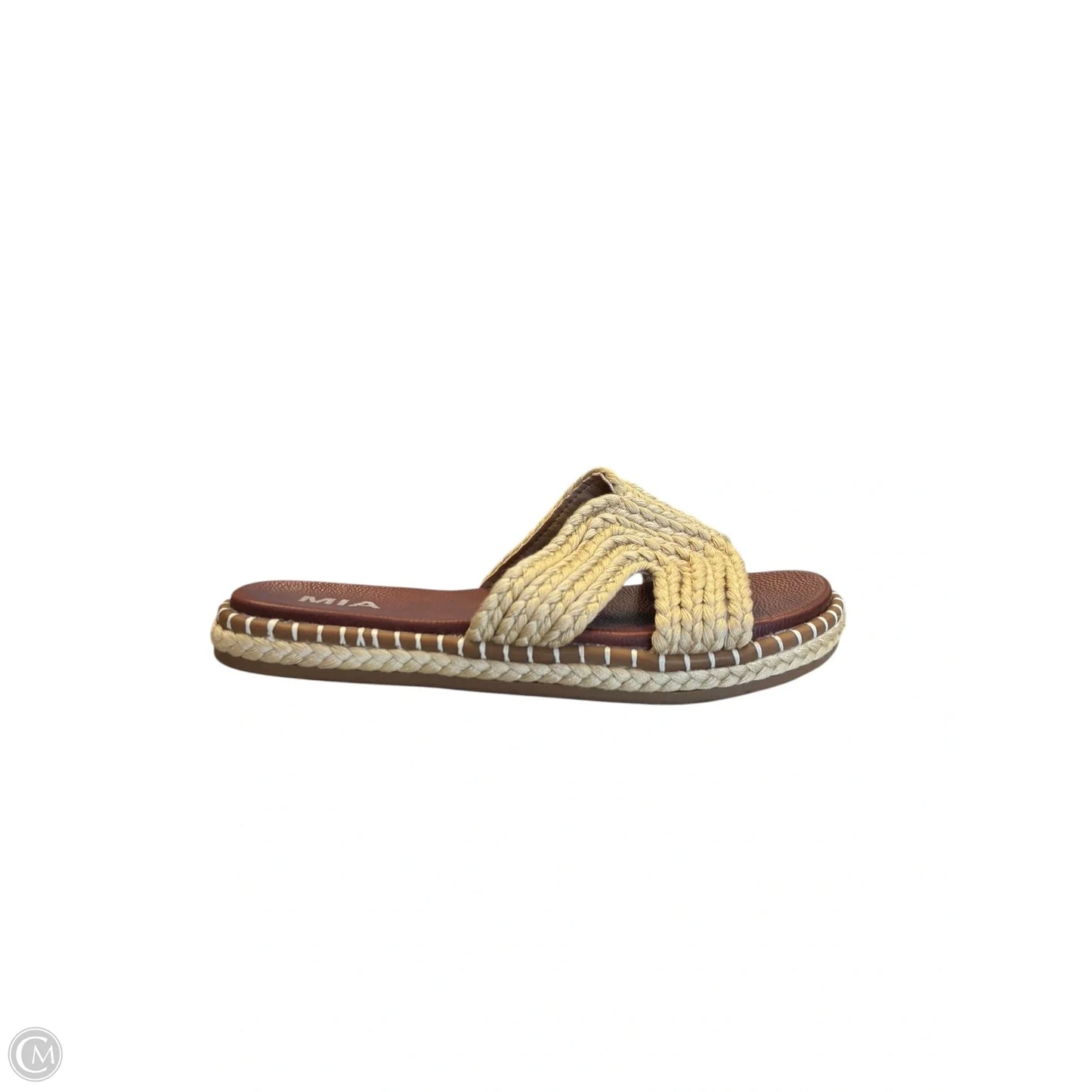 Sandals Flats By Mia In Tan, Size: 8