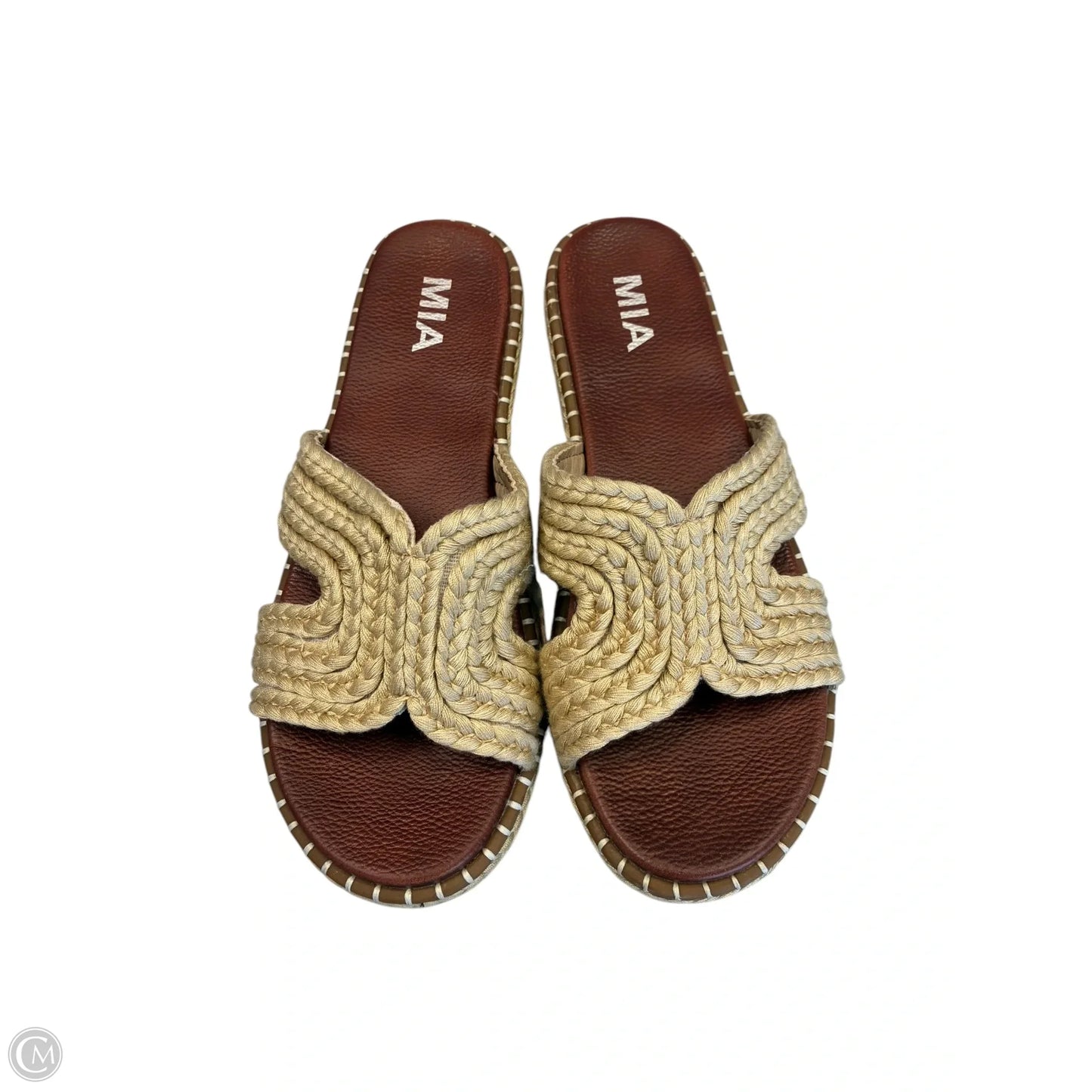 Sandals Flats By Mia In Tan, Size: 8