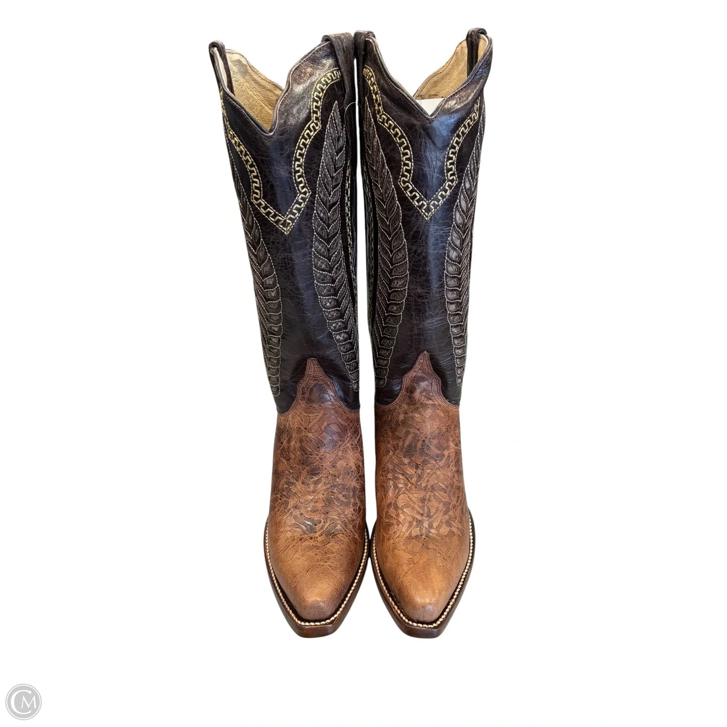 Boots Western By Cmc In Brown & Tan, Size: 8