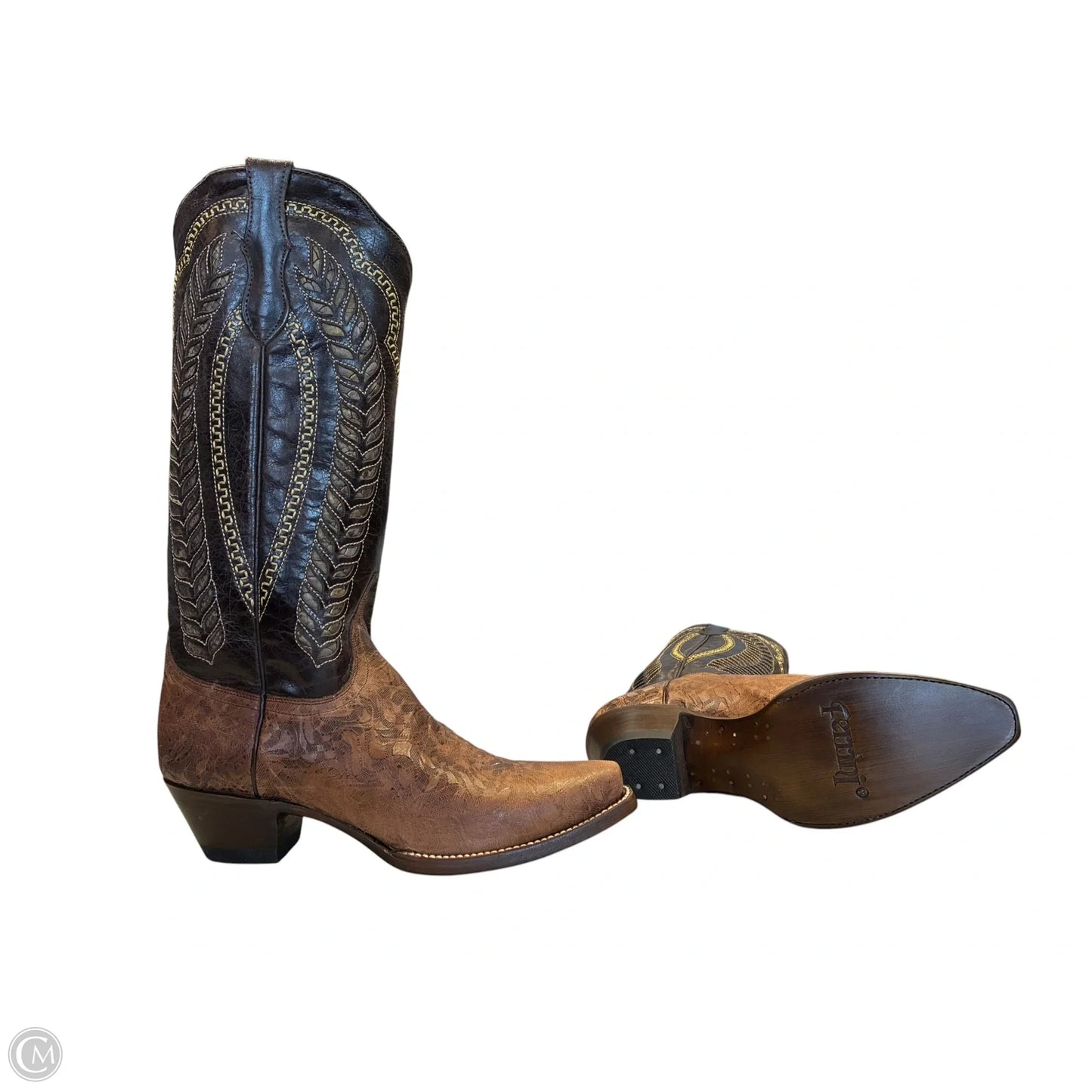 Boots Western By Cmc In Brown & Tan, Size: 8