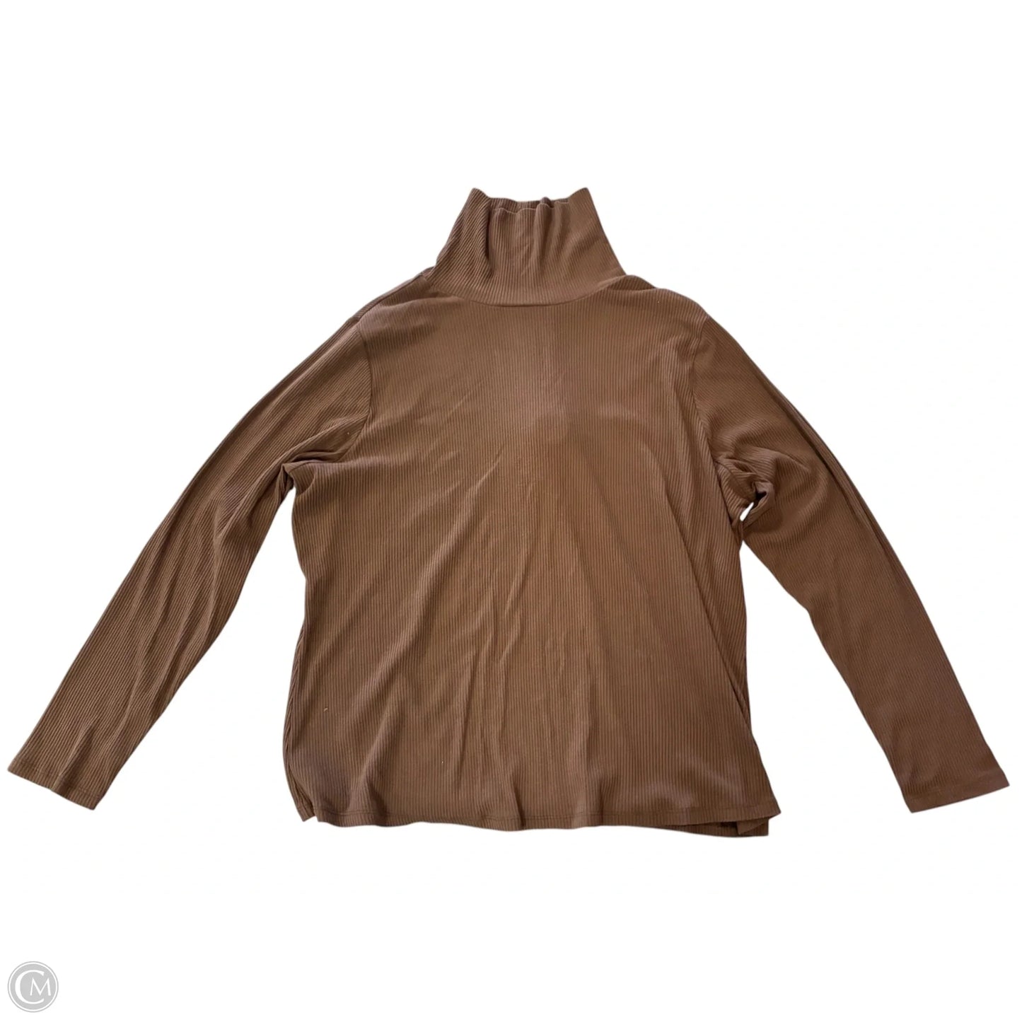 Top Long Sleeve By Old Navy In Brown, Size: 3x