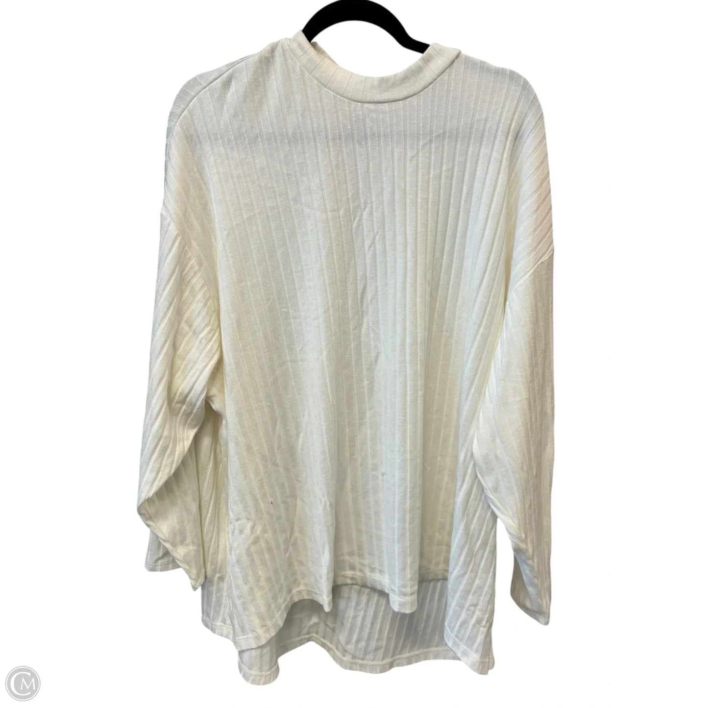 Top Long Sleeve By Old Navy In Cream, Size: 3x