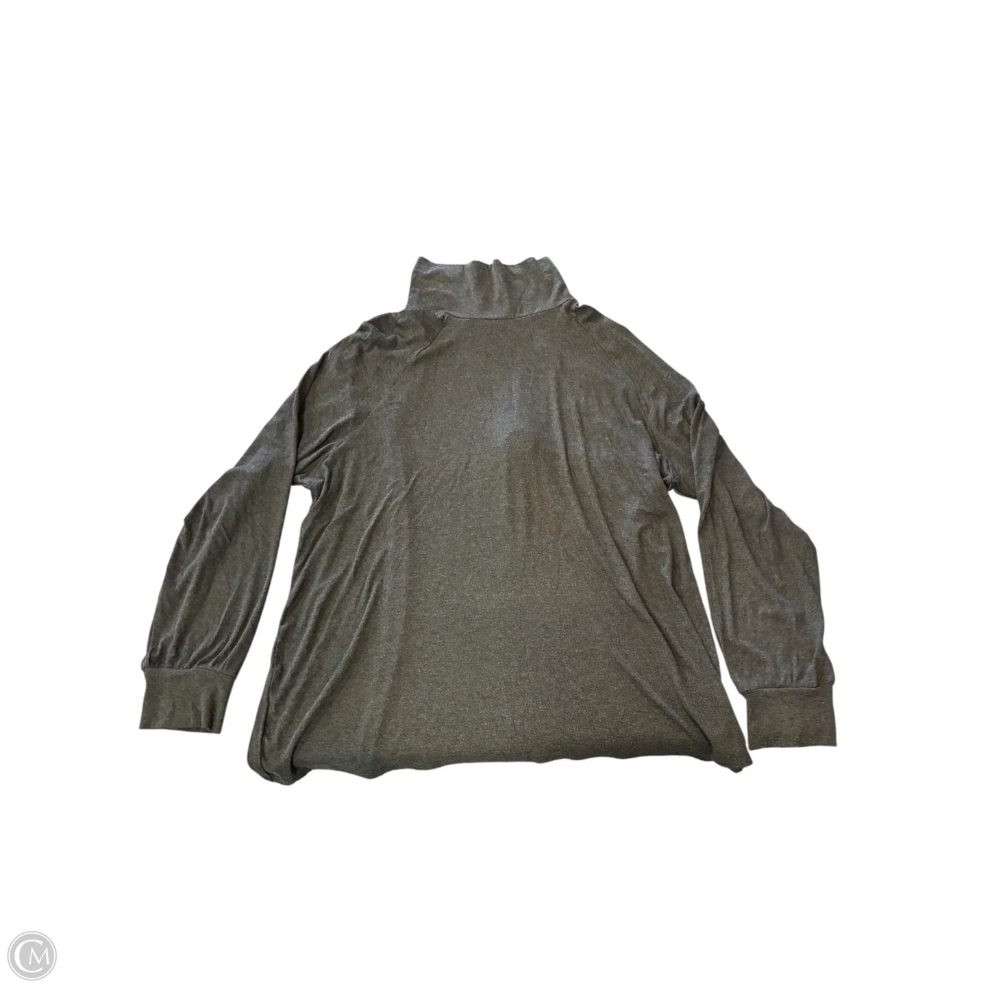 Top Long Sleeve By Bloomchic In Grey, Size: 2x
